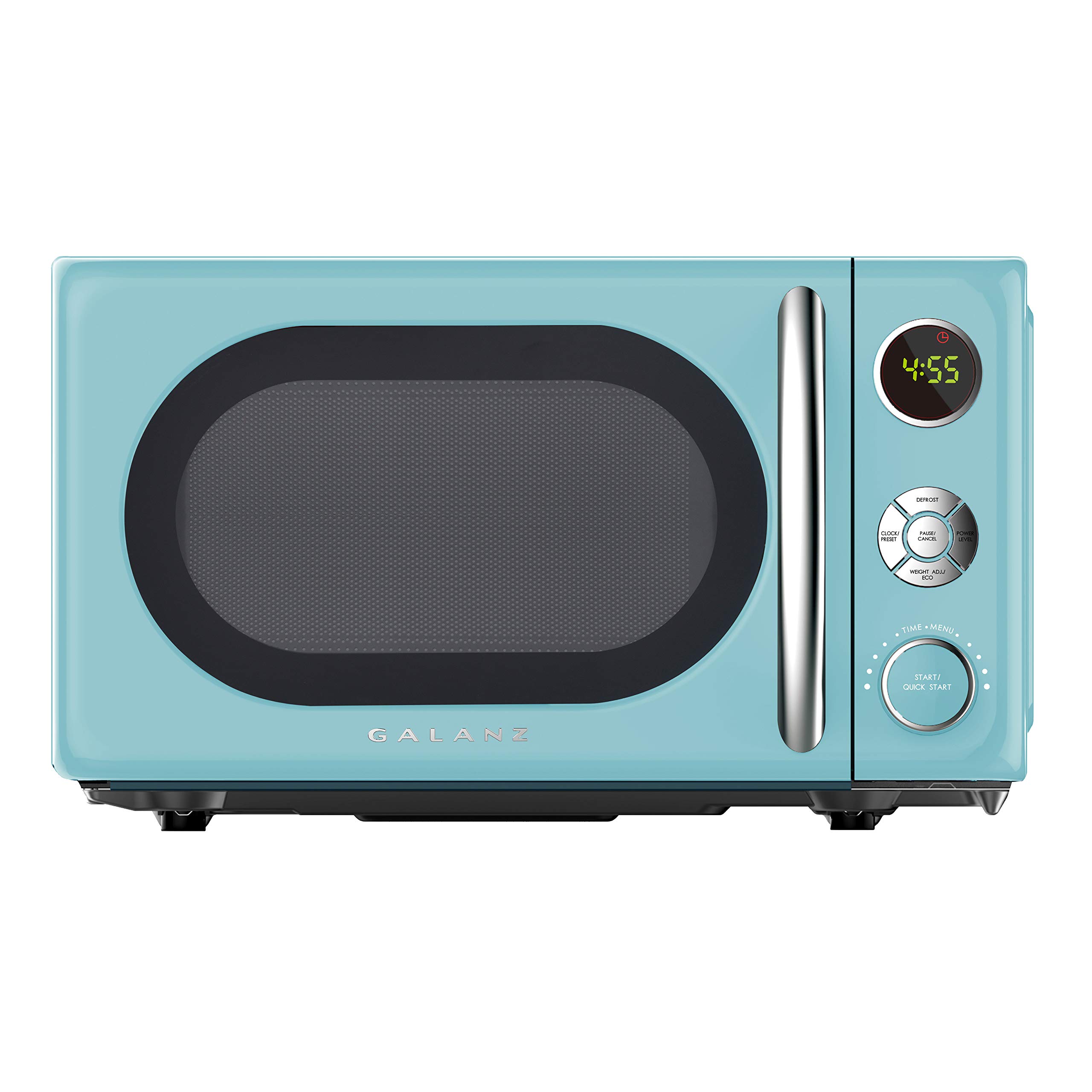Galanz GLCMKA07BER-07 Retro Microwave Oven, LED Lighting, Pull .7